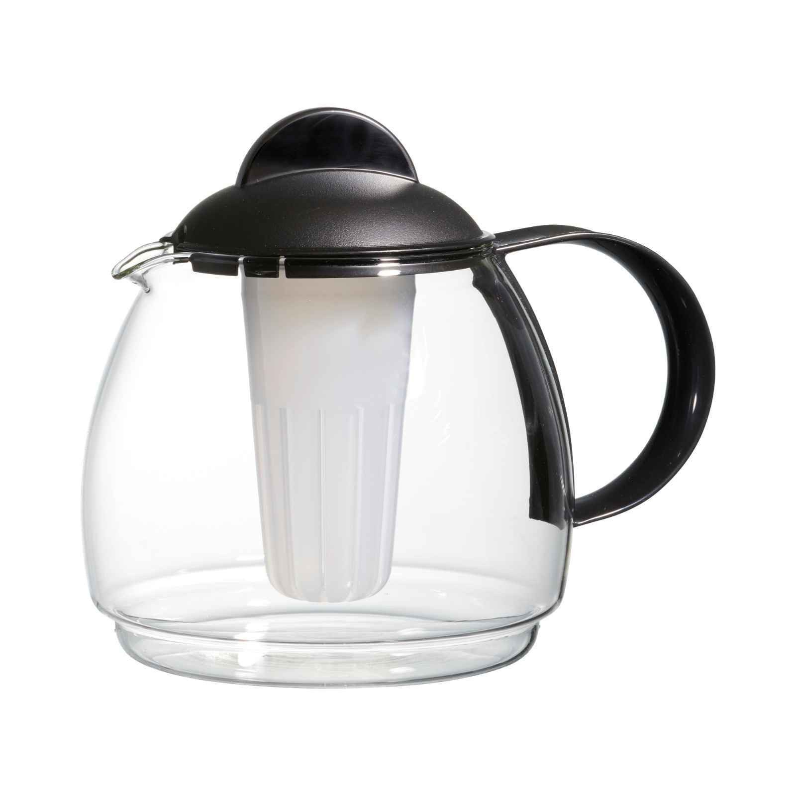 Ritzenhoff & Breker Teekanne Ravenna Teekanne mit Sieb 1,8 l, 1800 l, (1x Teekanne, 1-St), Spülmaschinengeeignet