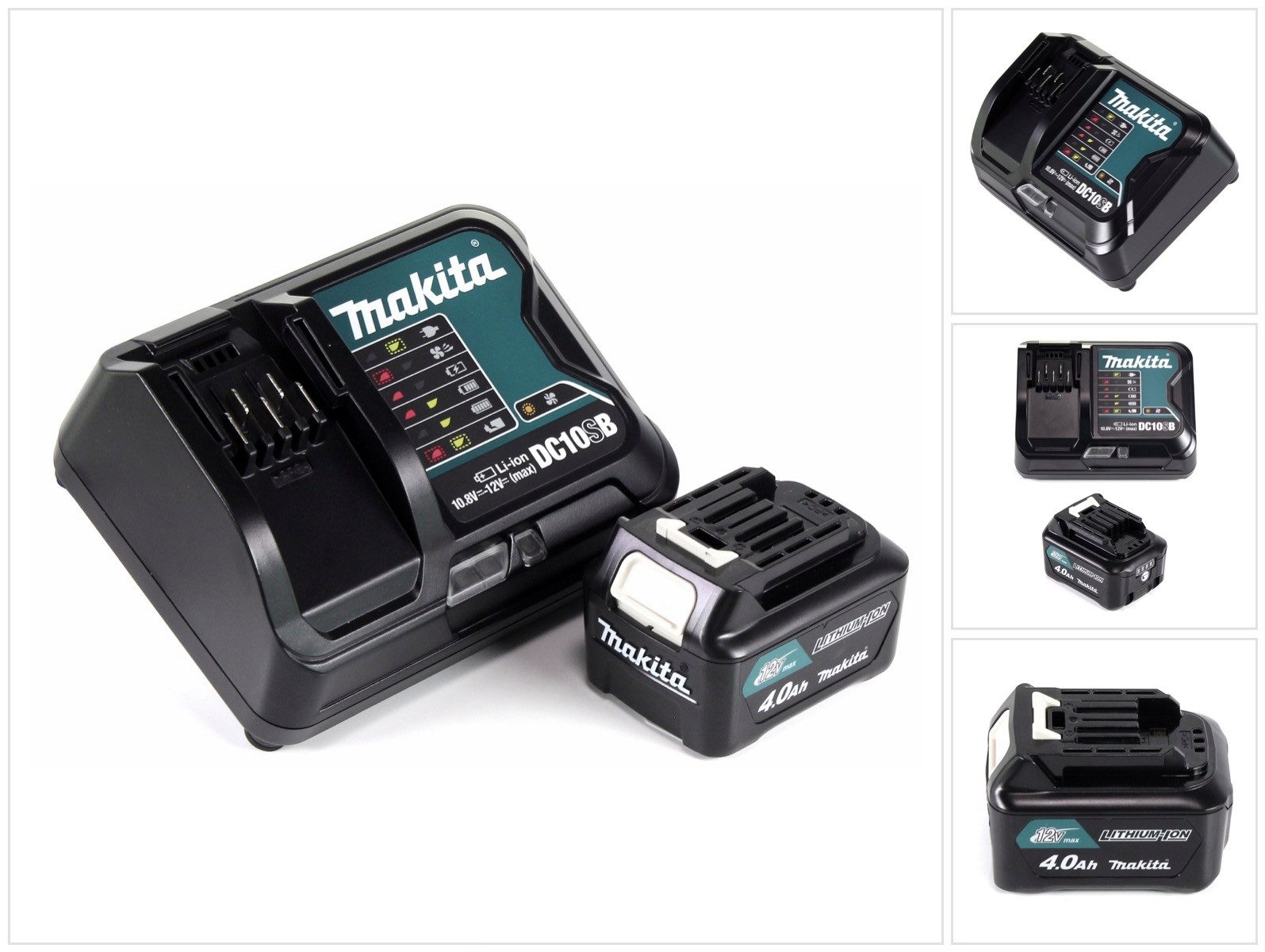 Makita Power Source Kit 12V mit 1x BL1041B Akku 4,0Ah + DC10SB Ladegerät Akkupacks