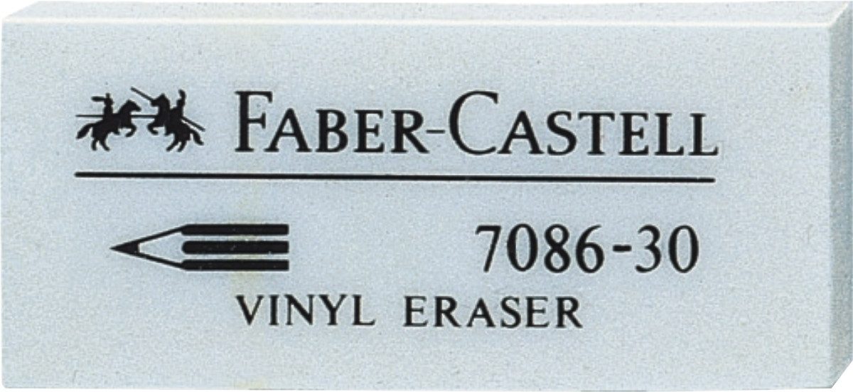 Faber-Castell Radiergummi Radiergummi Vinyl 42x19x12mm Blei+Farbstifte
