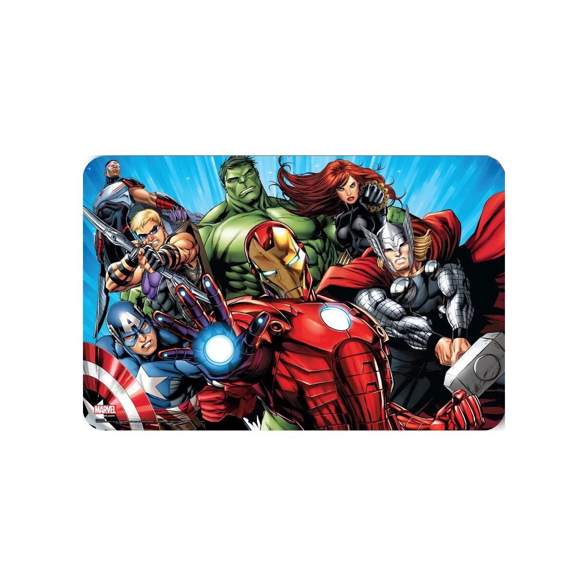The AVENGERS Kindergeschirr-Set Avengers Tischset 43x28 cm