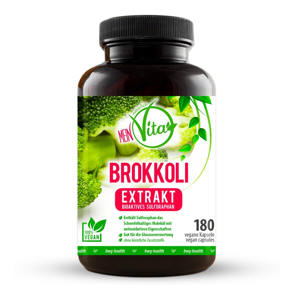 MeinVita MeinVita Brokkoli Extrakt 1000 mg 180 Kapseln - Made in Germany Kapsel, 107 g