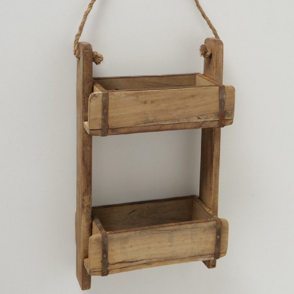 BOLTZE GRUPPE GmbH Hängeregal Regal Rygge Höhe 51 cm aus Holz