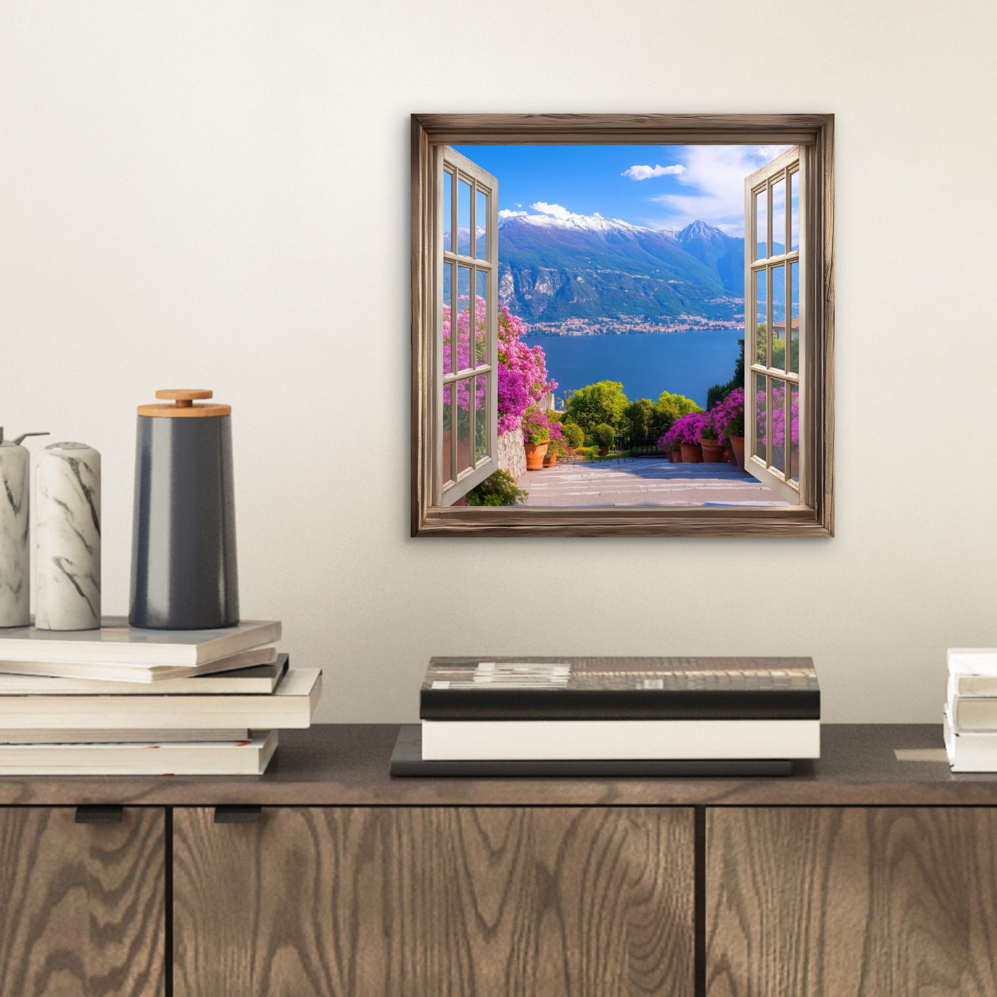 MuchoWow Metallbild Durchblick - Berg - günstig online kaufen