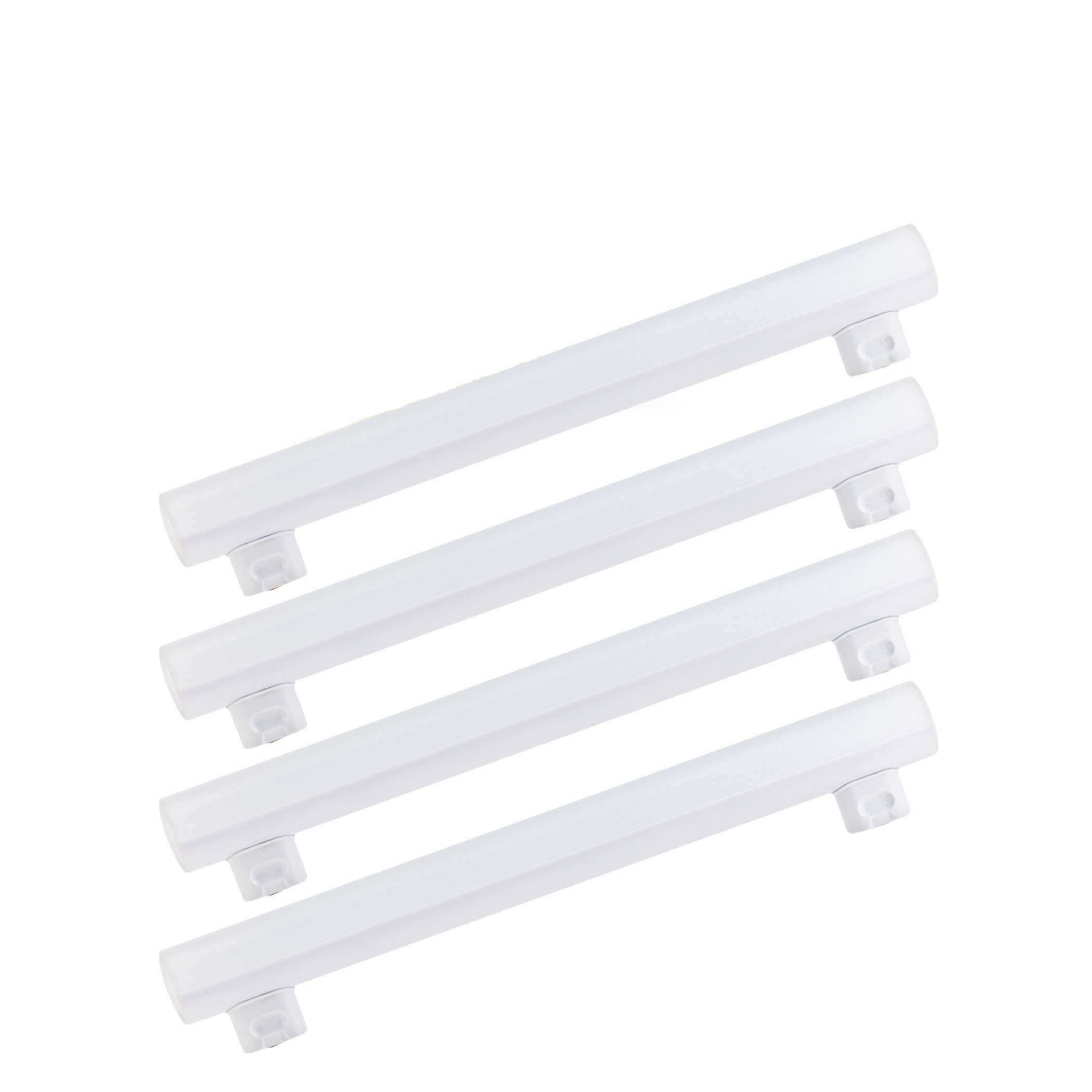 SEBSON LED-Leuchtmittel LED Lampe S14S 30cm 4w 400lm warmweiß Linienlampe 150° - 4er Pack, 4 St.