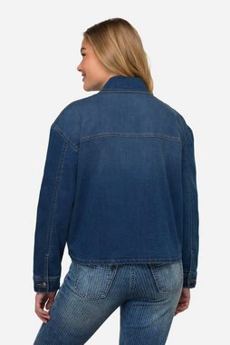 Laurasøn Jackenblazer Jeansjacke oversized Stickerei