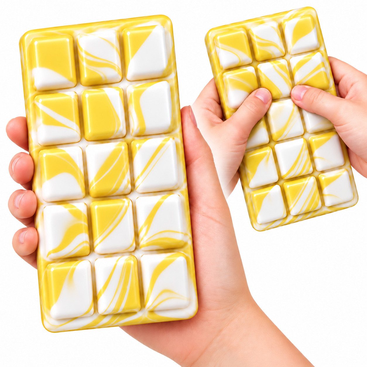 Candy & Bar Greifling Squishy Schokoladentafel – weiches Fidget Toy in verschiedenen Farben