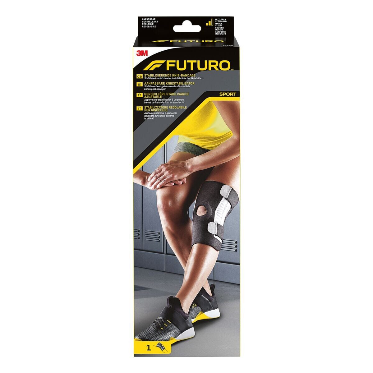 FUTURO" Kniebandage Sport, Knieschiene, links/ rechts passend