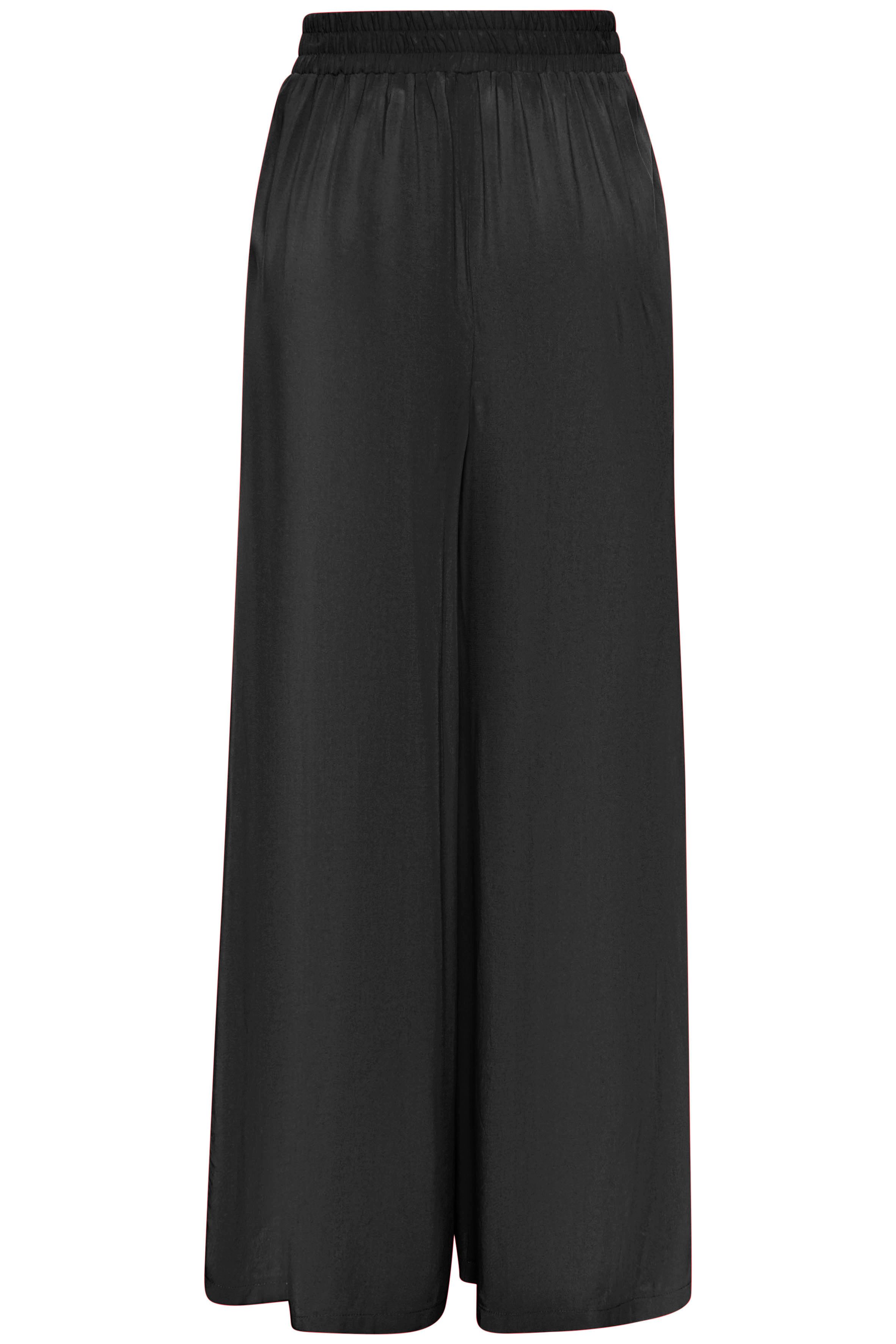 Buffalo Palazzohose mit Seitennahttaschen, leichte Sommerhose, Wide-Leg-Hose aus Webware