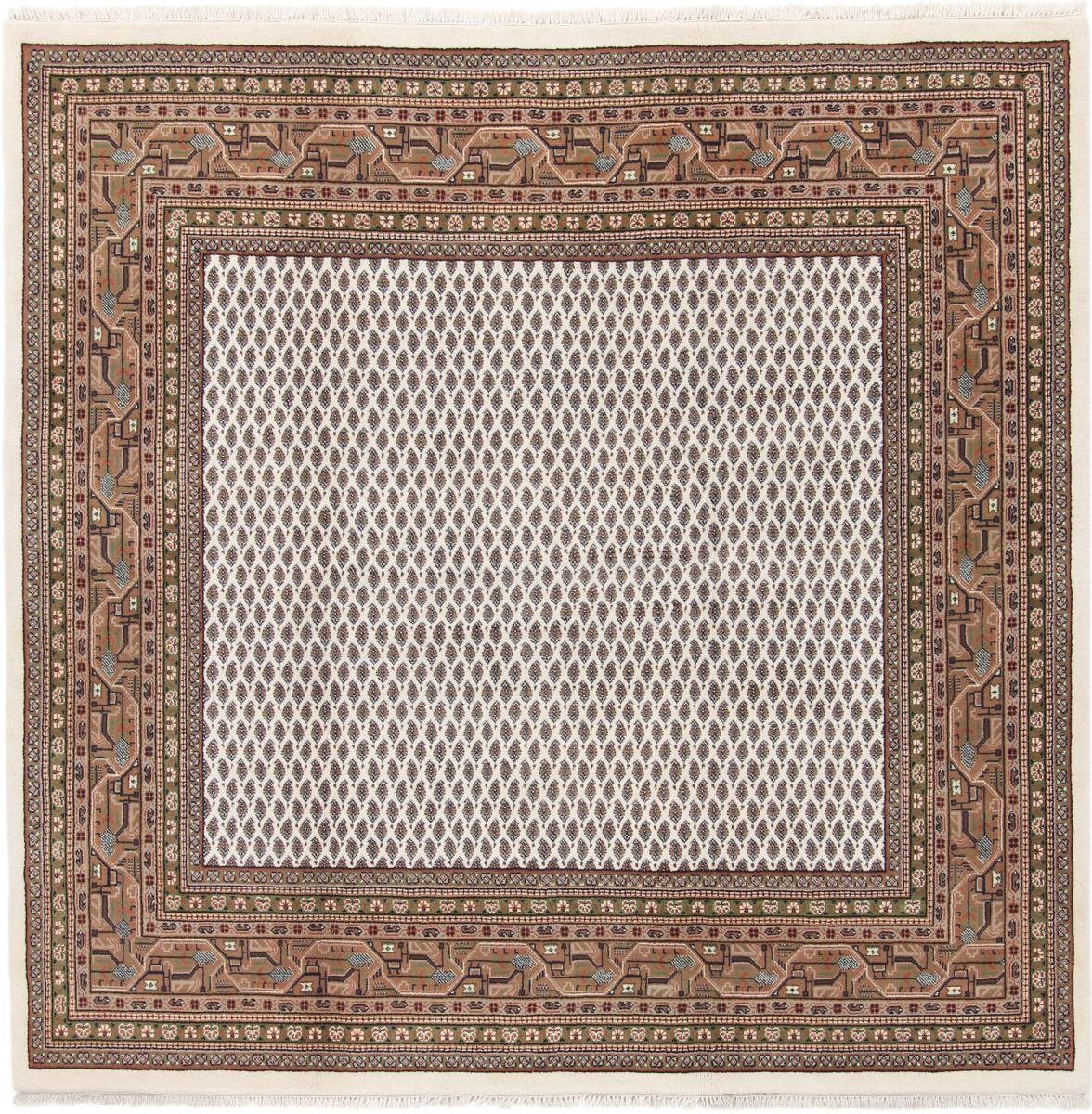 Orientteppich Sarough Mir Laxmi 204x205 Handgeknüpfter Orientteppich Quadratisch, Nain Trading, rechteckig, Höhe: 15 mm