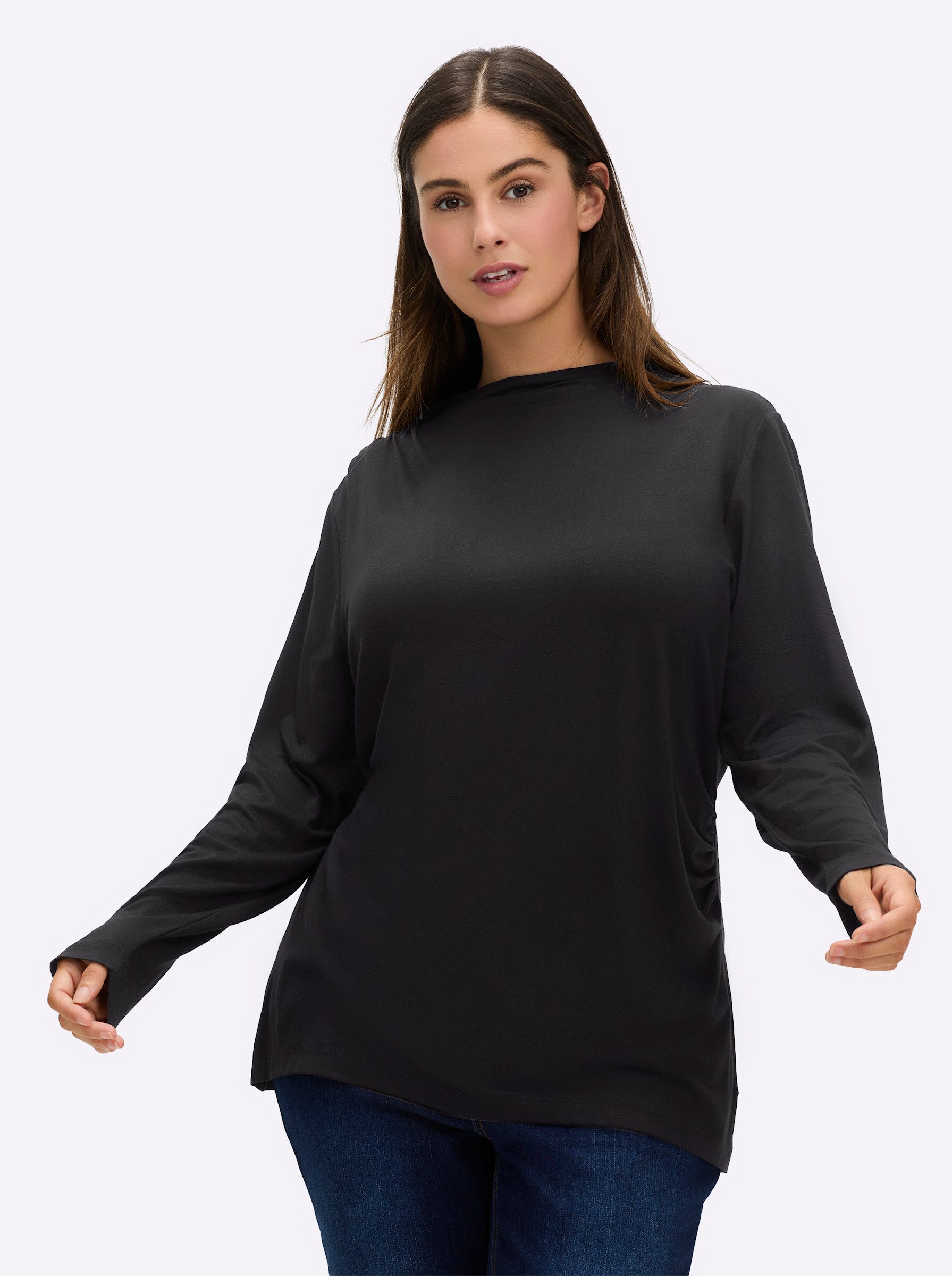 Sheego T-Shirt Langarmshirt günstig online kaufen
