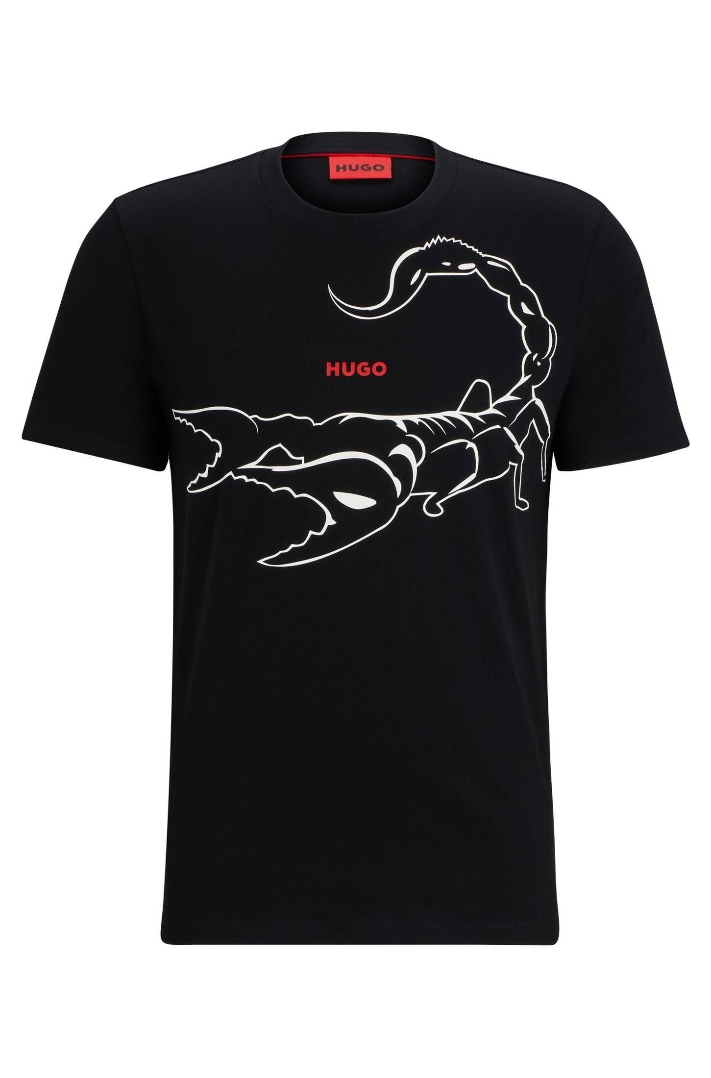 T-Shirt T-Shirt black HUGO (1-tlg) DARPIONE Herren