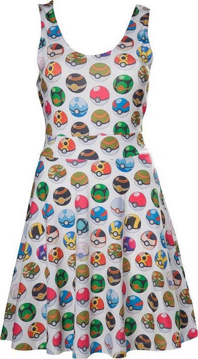 Nintendo Druckkleid »POKEMON Kleid Nintendo All Over Sommerkleid Damen und Mädchen Erwachsene + Jugendliche Gr. S M L XL«