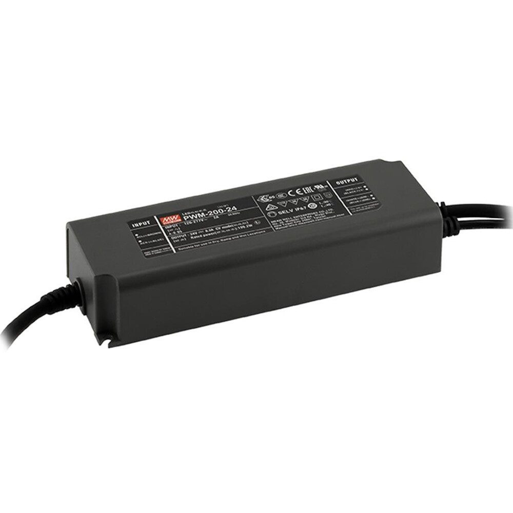 MeanWell "PWM-200-24" 24V, Kunststoff, 199,2W, L195xH39,5xB60cm LED Trafo