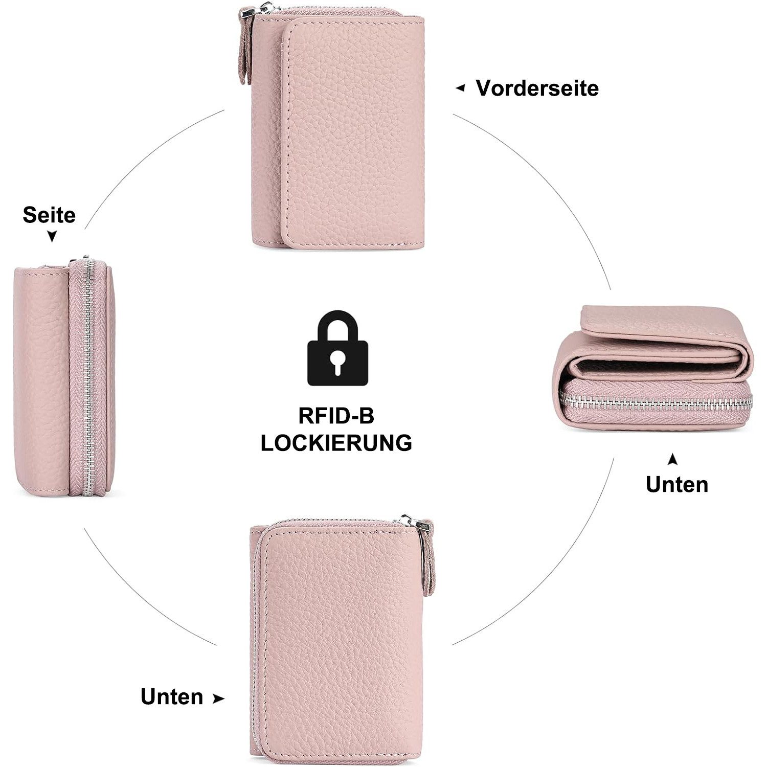 MODFU Geldbörse Kurz Handytasche Geldbeutel Münzfach günstig online kaufen