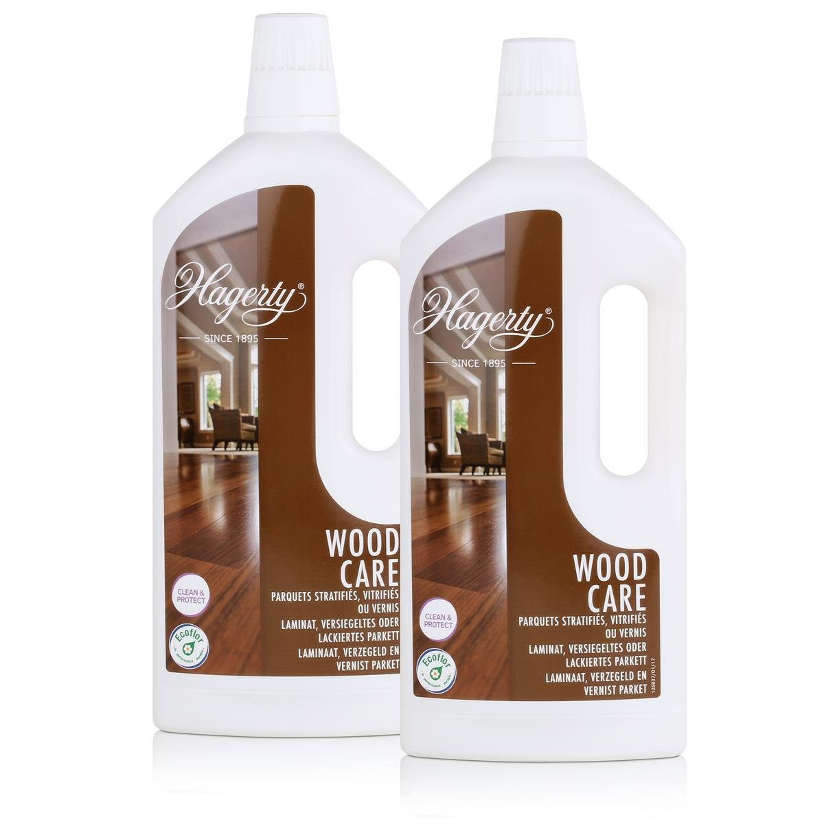 Hagerty Hagerty Wood Care - Pflege für moderne Böden z.B. Laminat 1 Liter (2er Fussbodenreiniger