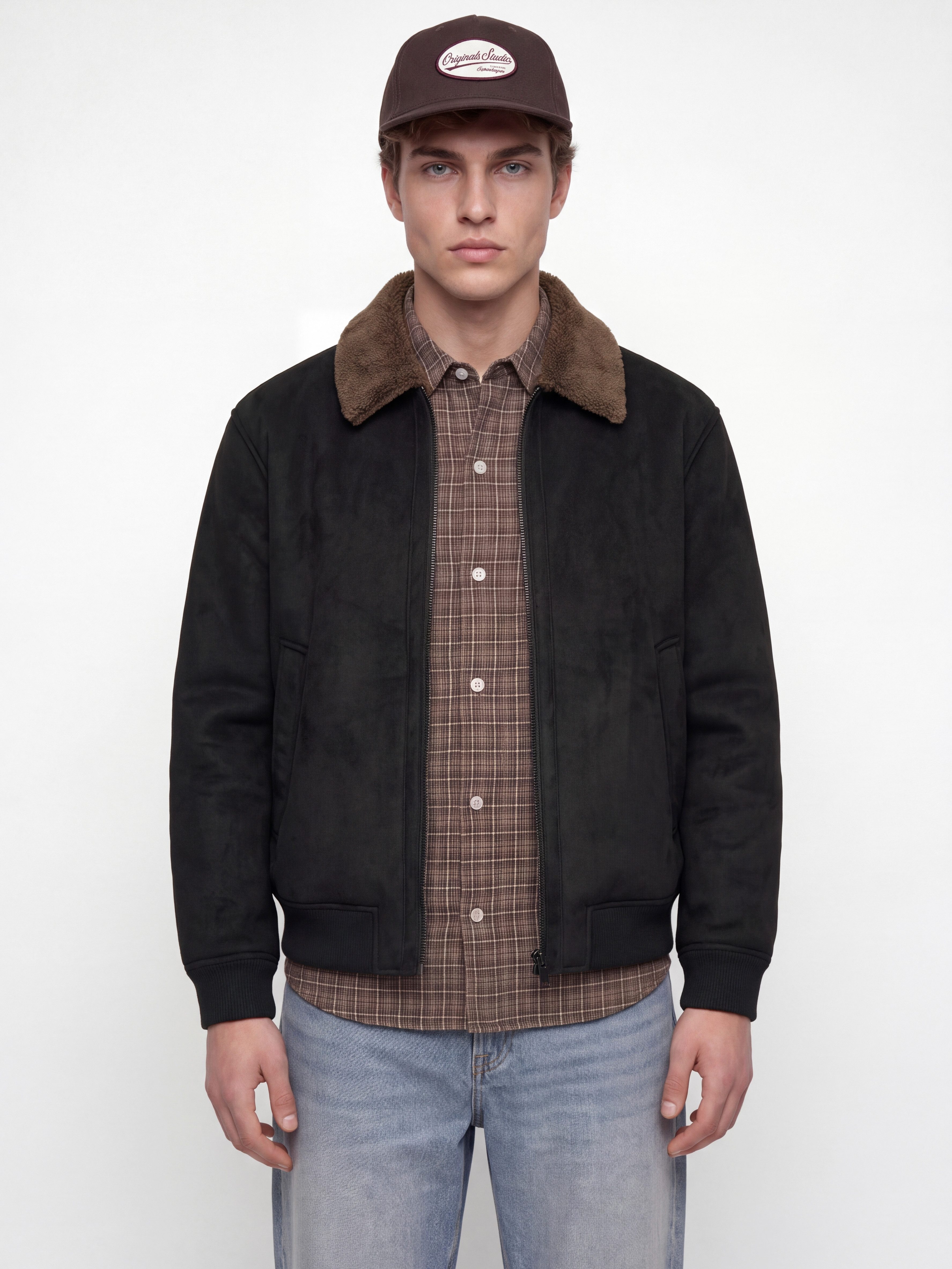 Jack & Jones Bomberjacke JPRCCLUKE BOMBER JACKET SN Kunstfaser, regular fit