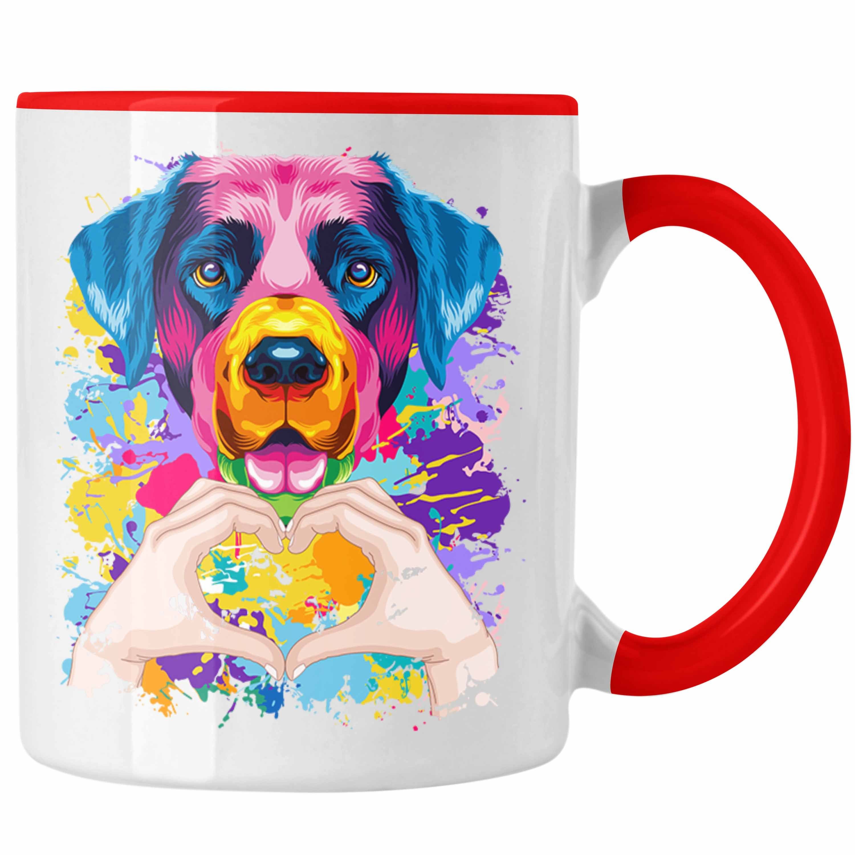 Trendation Tasse Labrador Love Spruch Lustiger Geschenkid Tasse Geschenk Farbe Besitzer Rot