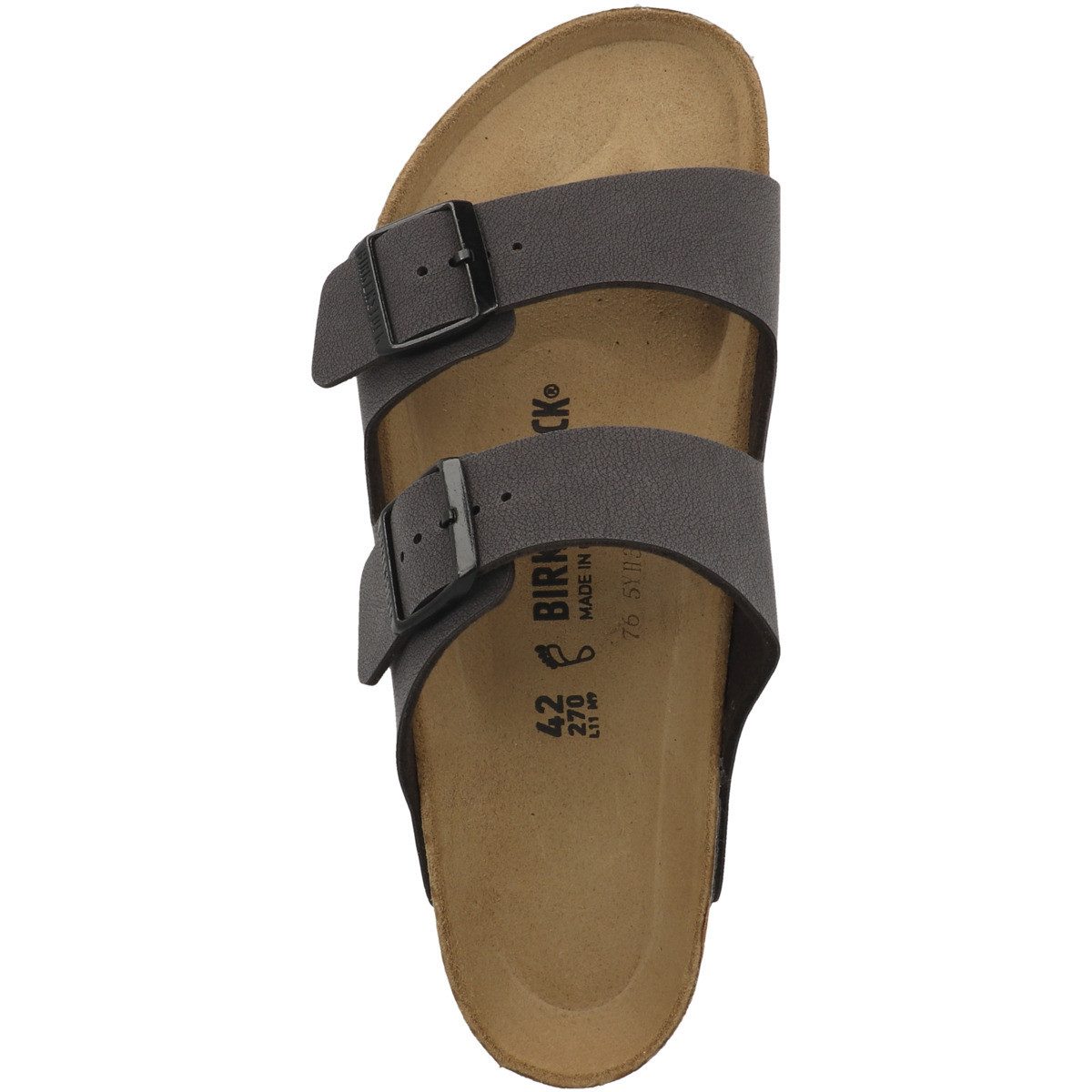 Birkenstock Arizona Birko-Flor Nubuk normal Herren Sandale Sandaletten, Sommerschuhe, Badeschuhe, Riemchen, Schlappen