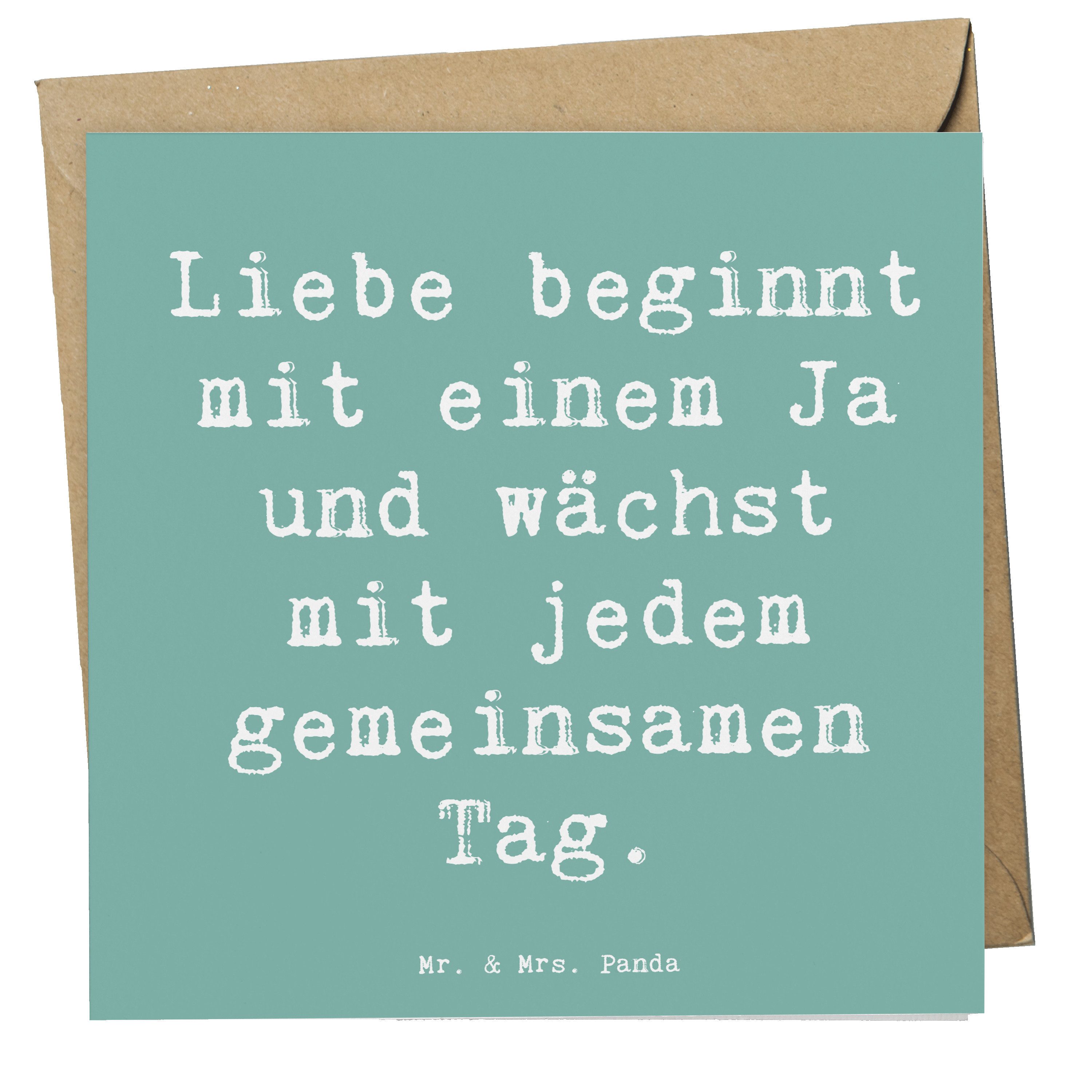 Grußkarte Hochzeit Liebe - Meeresbrise - Geschenk, gemeinsamer Tag, Heirat, Kla
