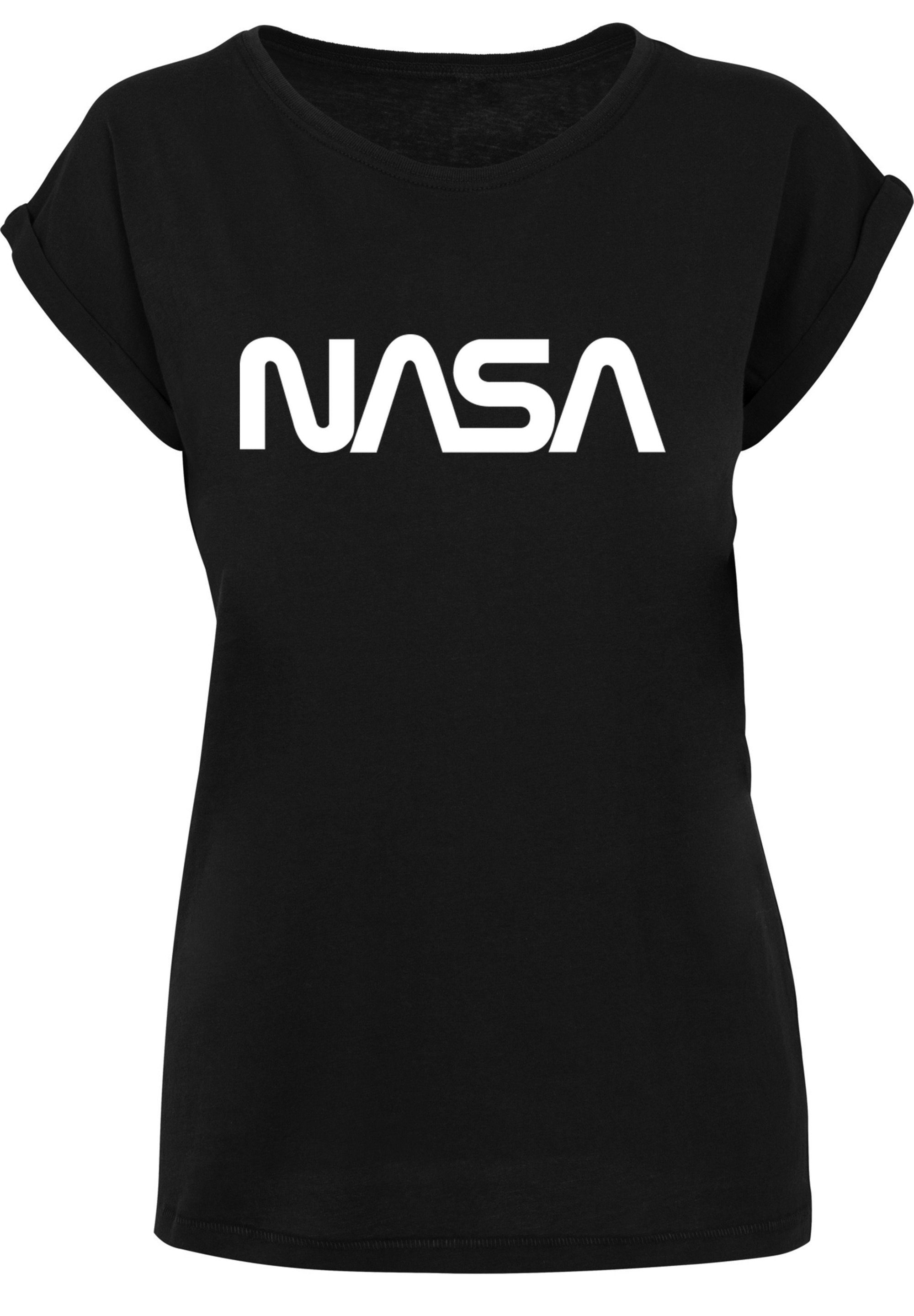 Damen Shirts F4NT4STIC T-Shirt NASA Modern Logo Black