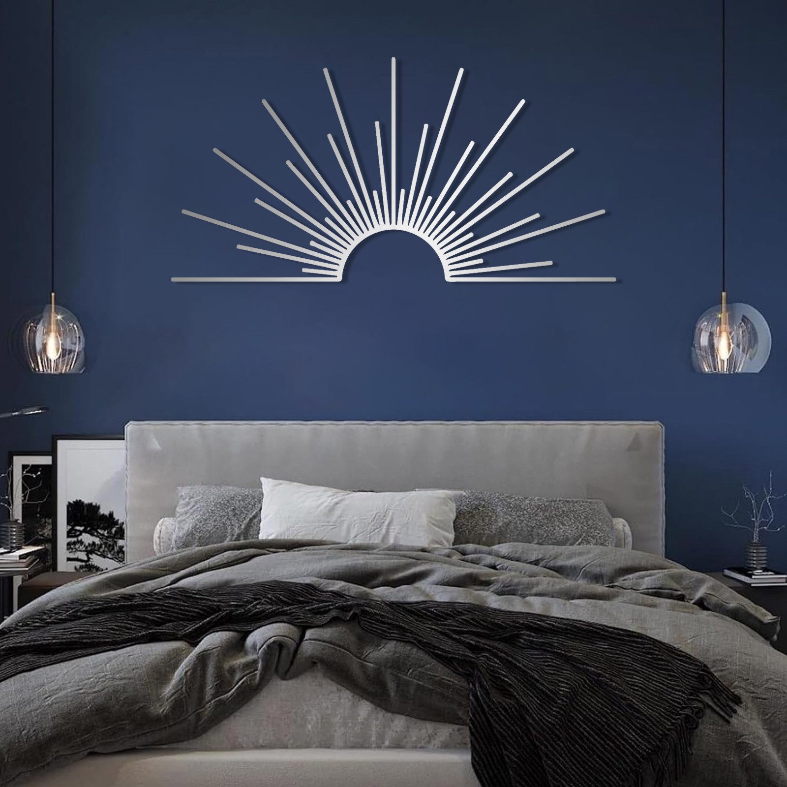 Jumpeak Wanddekoobjekt Sonne Metall Kunst Wanddekor, günstig online kaufen