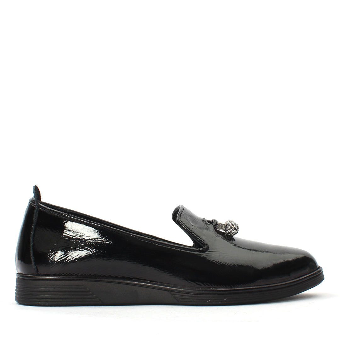Celal Gültekin 376-20415 Black Patent Leather Loafers Loafer