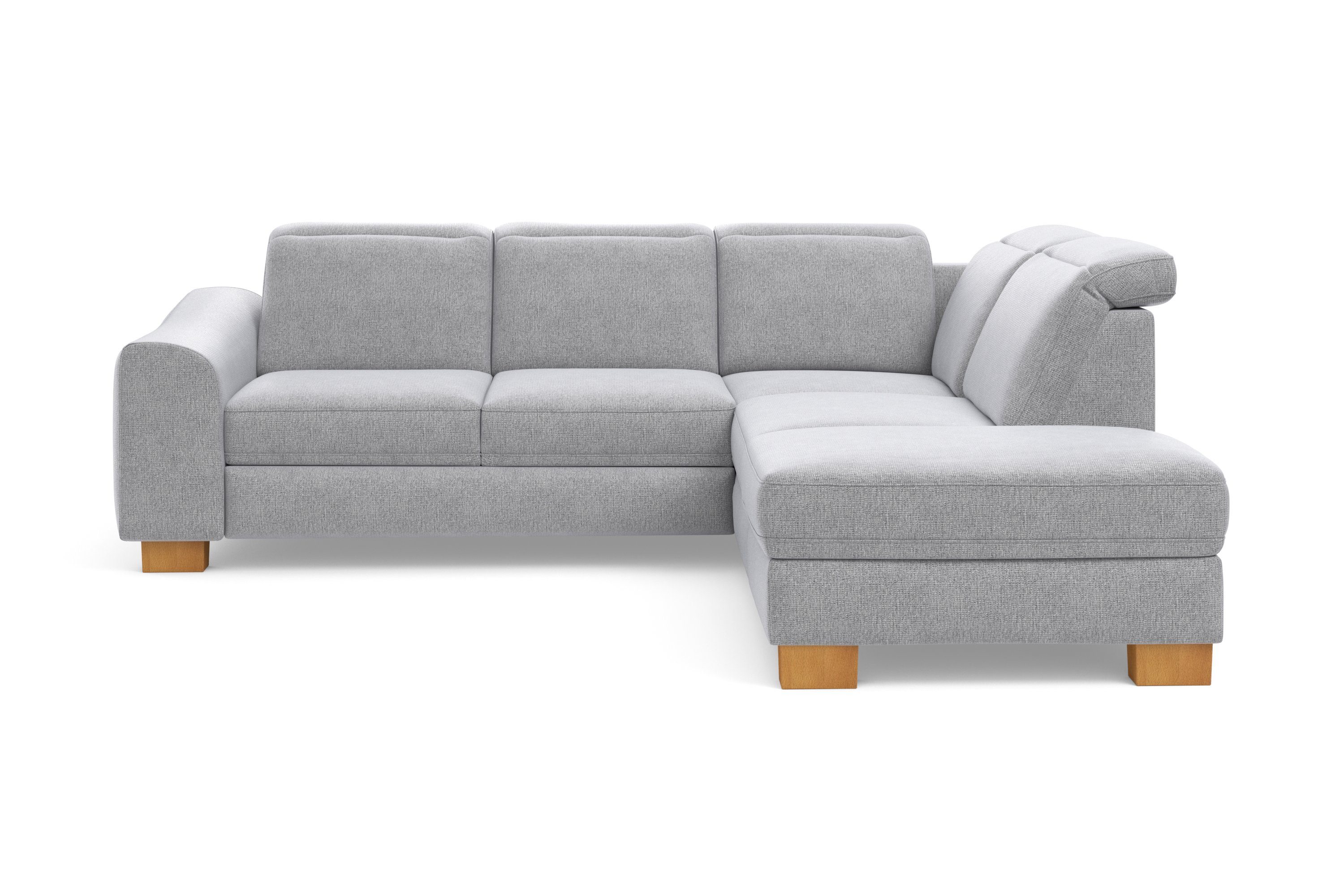 Home affaire Ecksofa "Dundee L-Form" wahlweise mit Kopfteilverstellung und günstig online kaufen