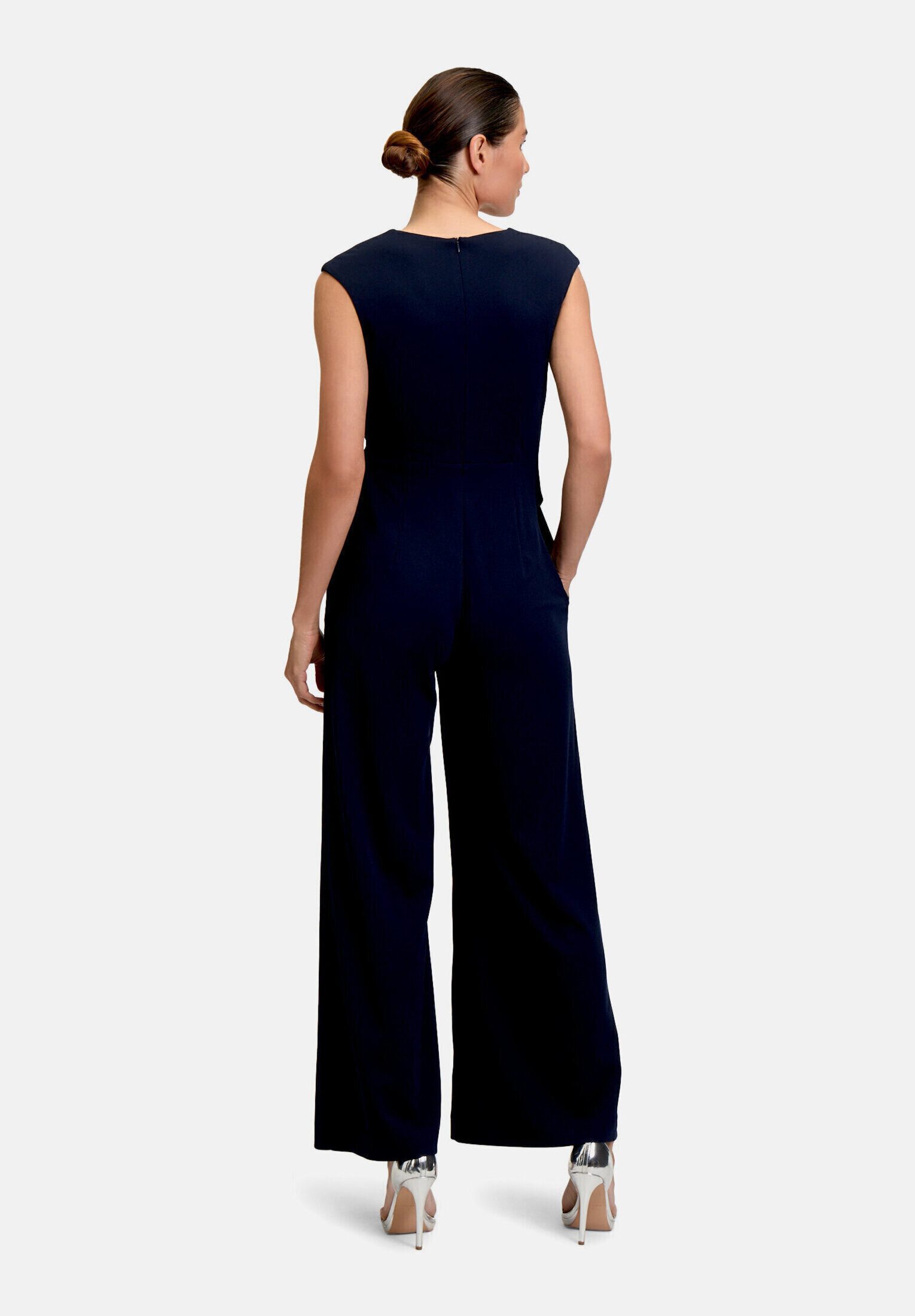 Vera Mont Overall Damen mit weitem Bein (1-tlg) Bunddetail
