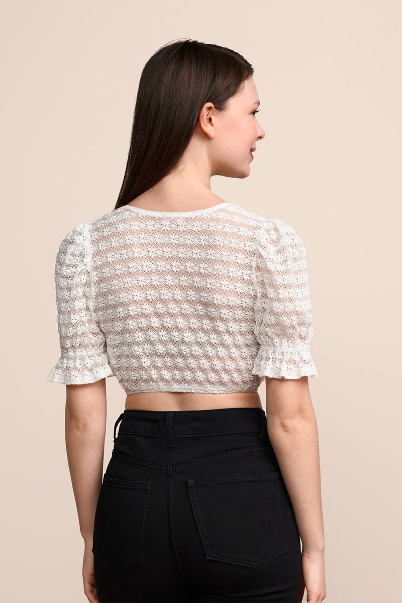 Krüger Dirndlbluse Dirndlbluse Deike - ecru