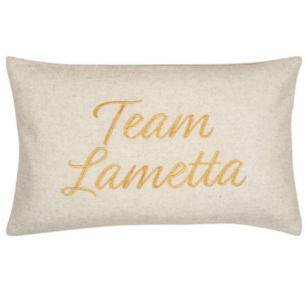 PAD Kissenhülle Kissenhülle Team Lametta Gold (30x50cm) günstig online kaufen