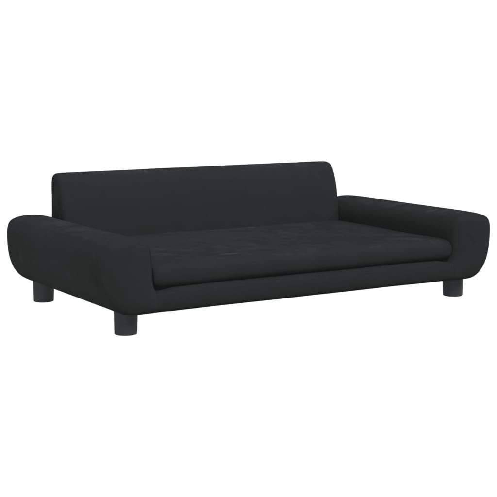 vidaXL Kindersofa Kindersofa Schwarz 100x54x33 cm günstig online kaufen