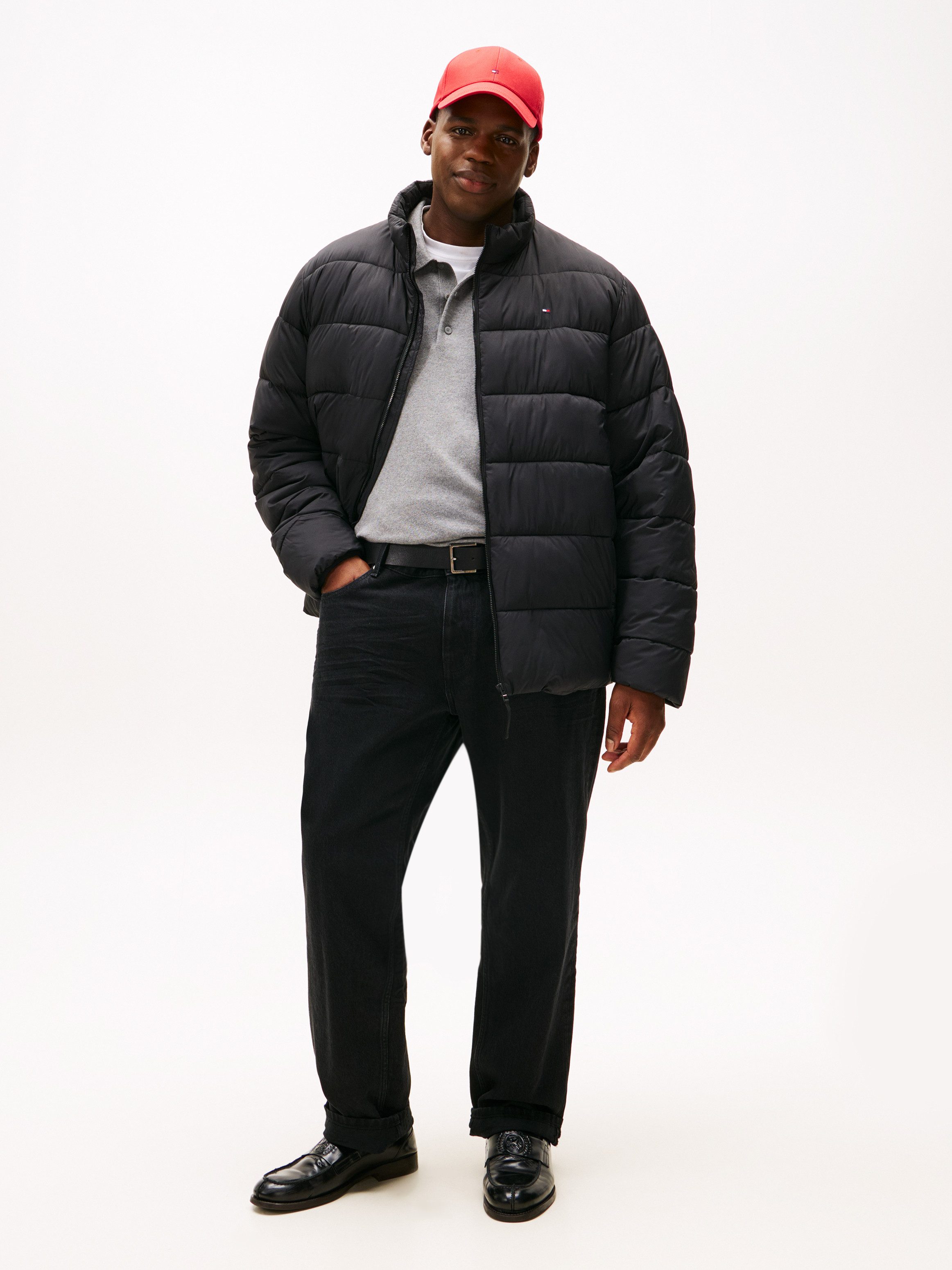 Tommy Hilfiger Big & Tall Steppjacke STAND COLLAR JACKET Winterjacke, Outdoorjacke, Steppjacke; Große Größen