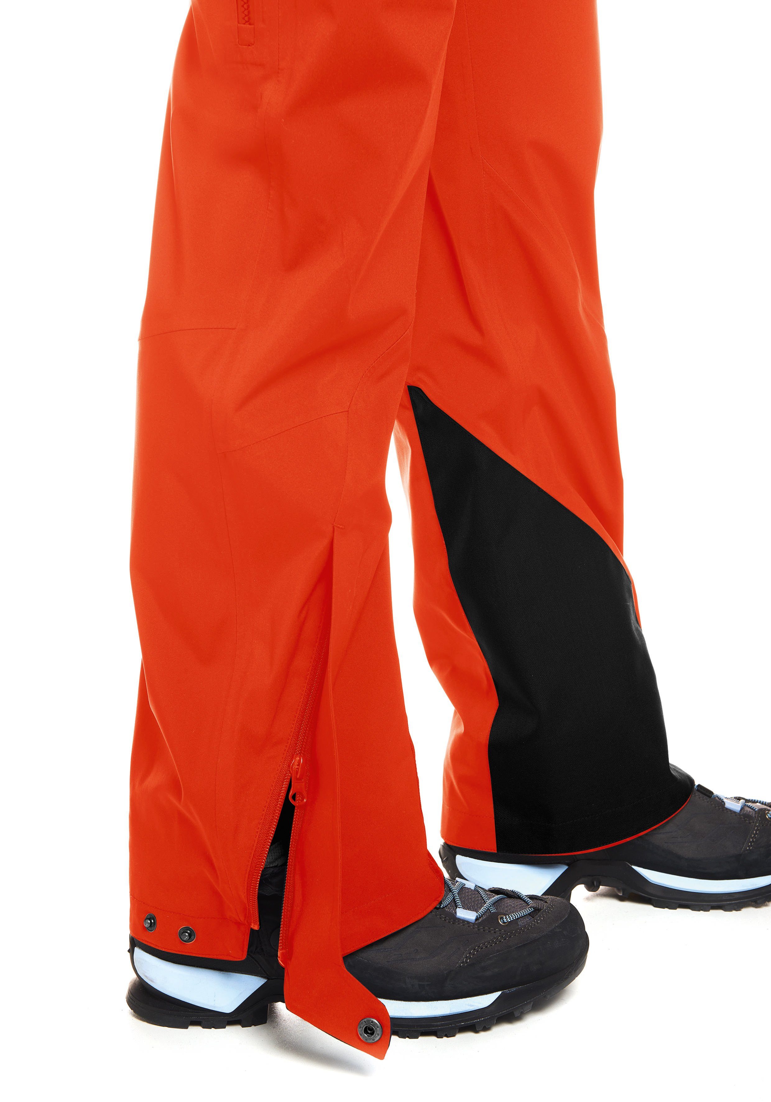 Maier Sports Funktionshose Liland W Outdoor-Aktivitäten anspruchsvolle Pants Robuste für knallrot 3-Lagen-Hose P3