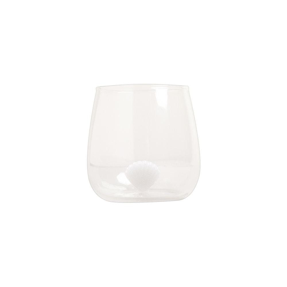 Eulenschnitt Longdrinkglas Trinkglas Muschelfigur (420ml)