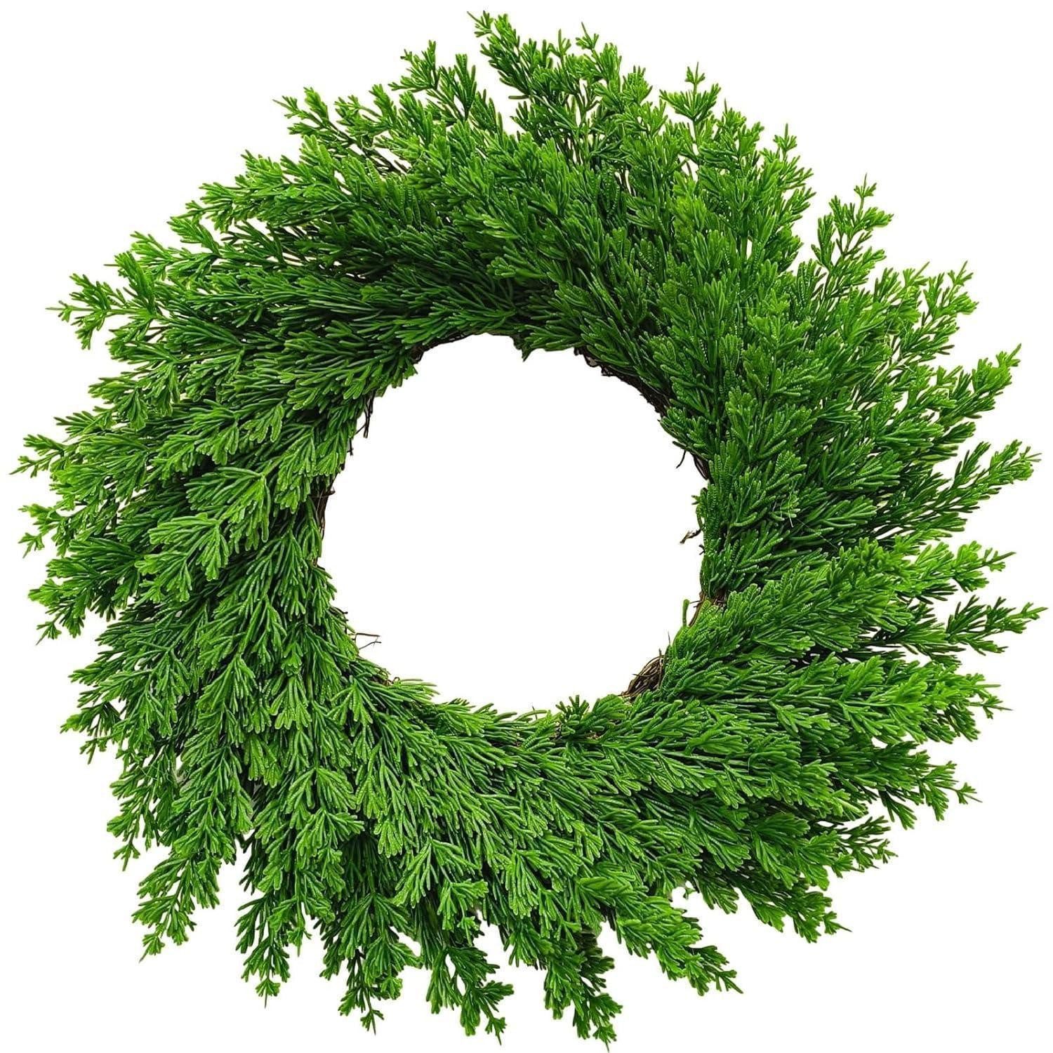 LuxusKollektion Adventskranz Tannenkranz künstlich 50 cm