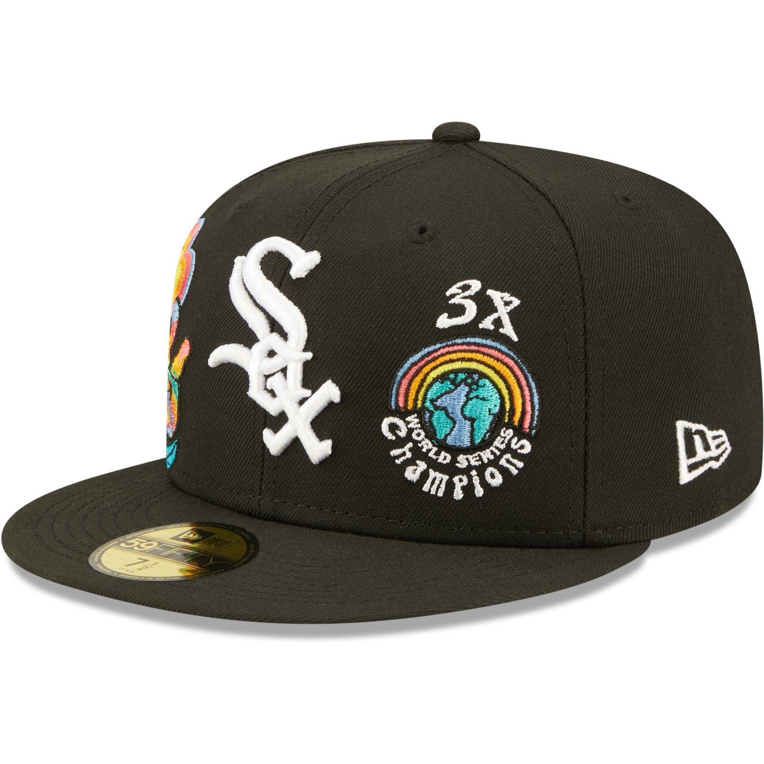 New Era Fitted Chicago Sox 59Fifty Cap GROOVY White