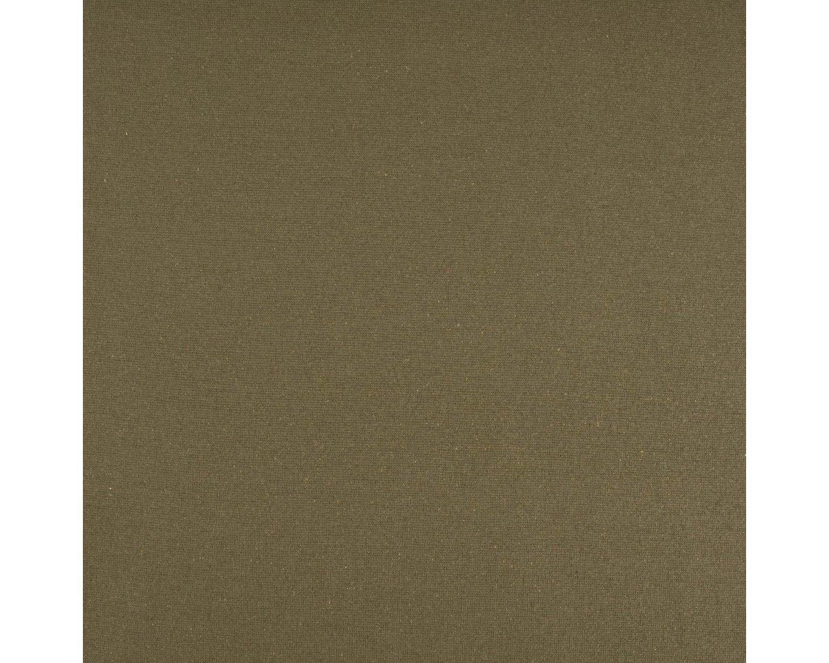 Thumbnail - SCHÖNER LEBEN. Stoff Strickschlauch Bündchenstoff Lurex Glitzer khakigrün 35cm Breite, mit Metallic-Effekt