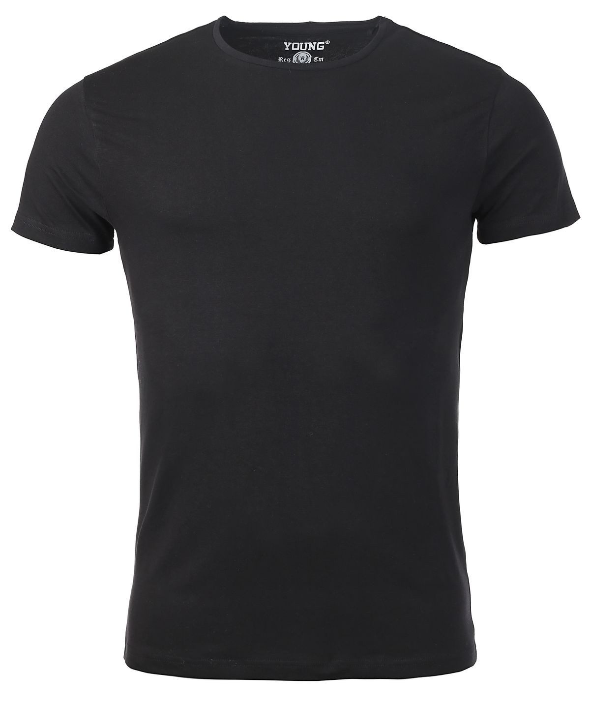 T-Shirt Herren Uni Basic rundhals Ausschnitt Unterziehshirt 1701 5er Pack
