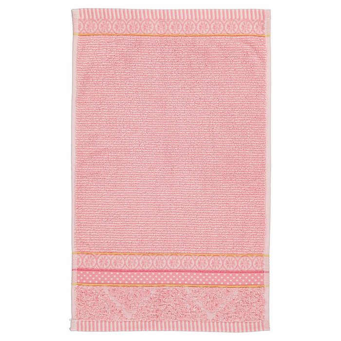PiP Studio Handtuch Pip SOFT ZELLIGE Waschhandschuh Gästetuch Handtuch Duschtuch pink Baumwolle (1-St) rechteckig