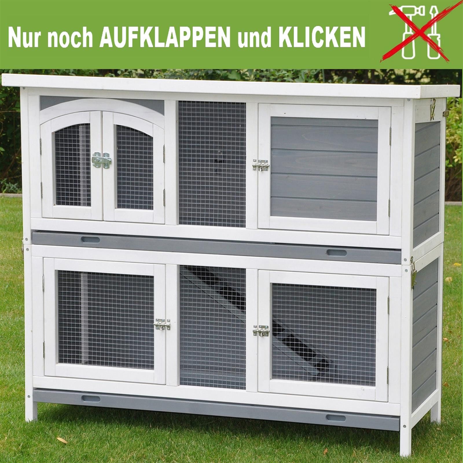 nanook Kleintierkäfig Klapp Kleintierstall - einfache Klick-Montage günstig online kaufen