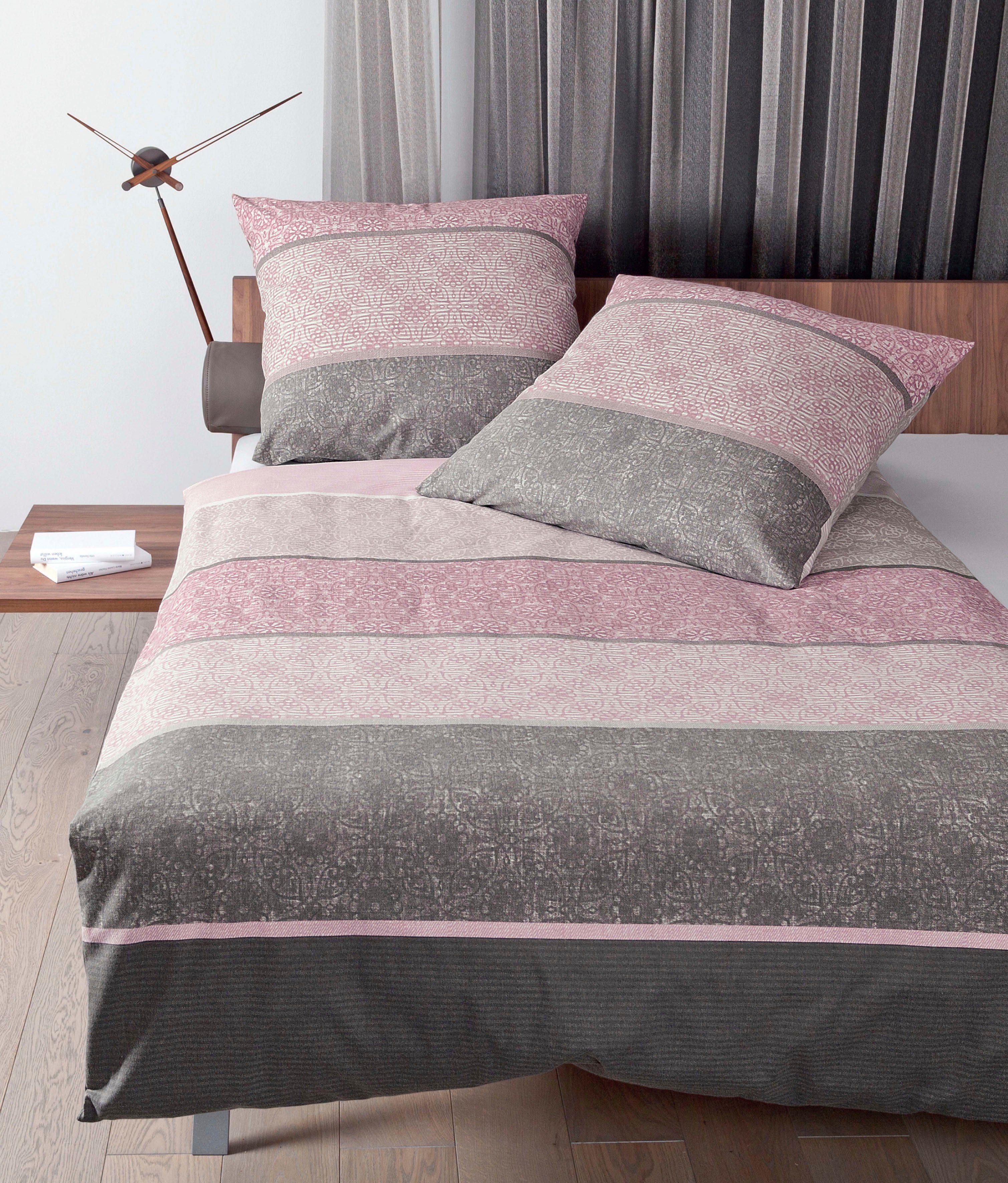 Janine Bettwäsche Warnemünde, Mako-Satin, 2 teilig, günstig online kaufen