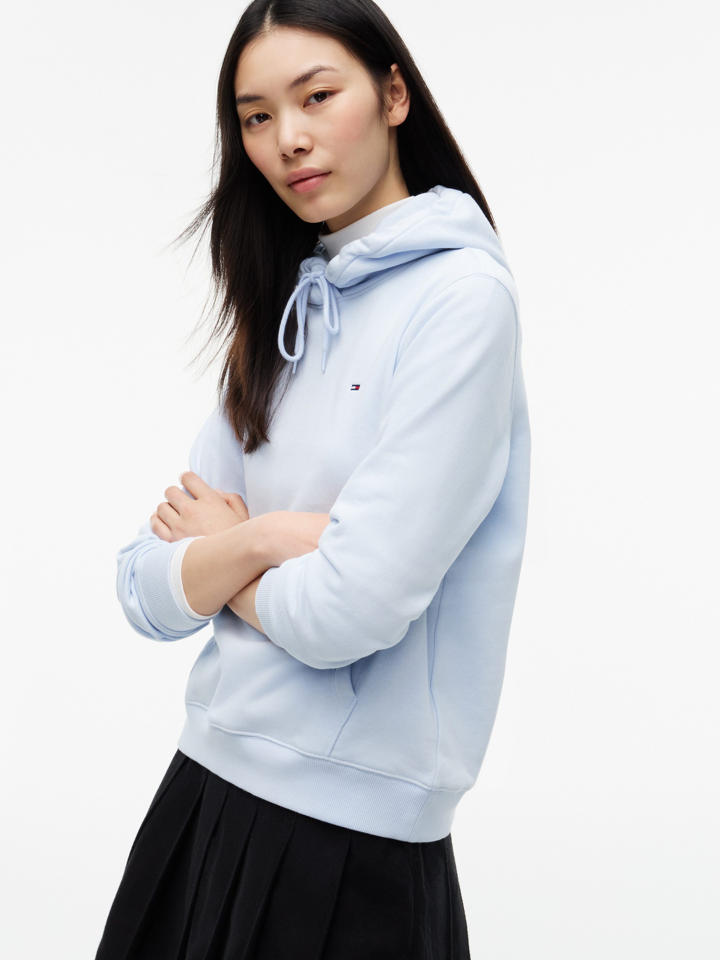 Tommy Jeans Kapuzensweatshirt TJW REG S FLAG HOODIE Baumwollmischung