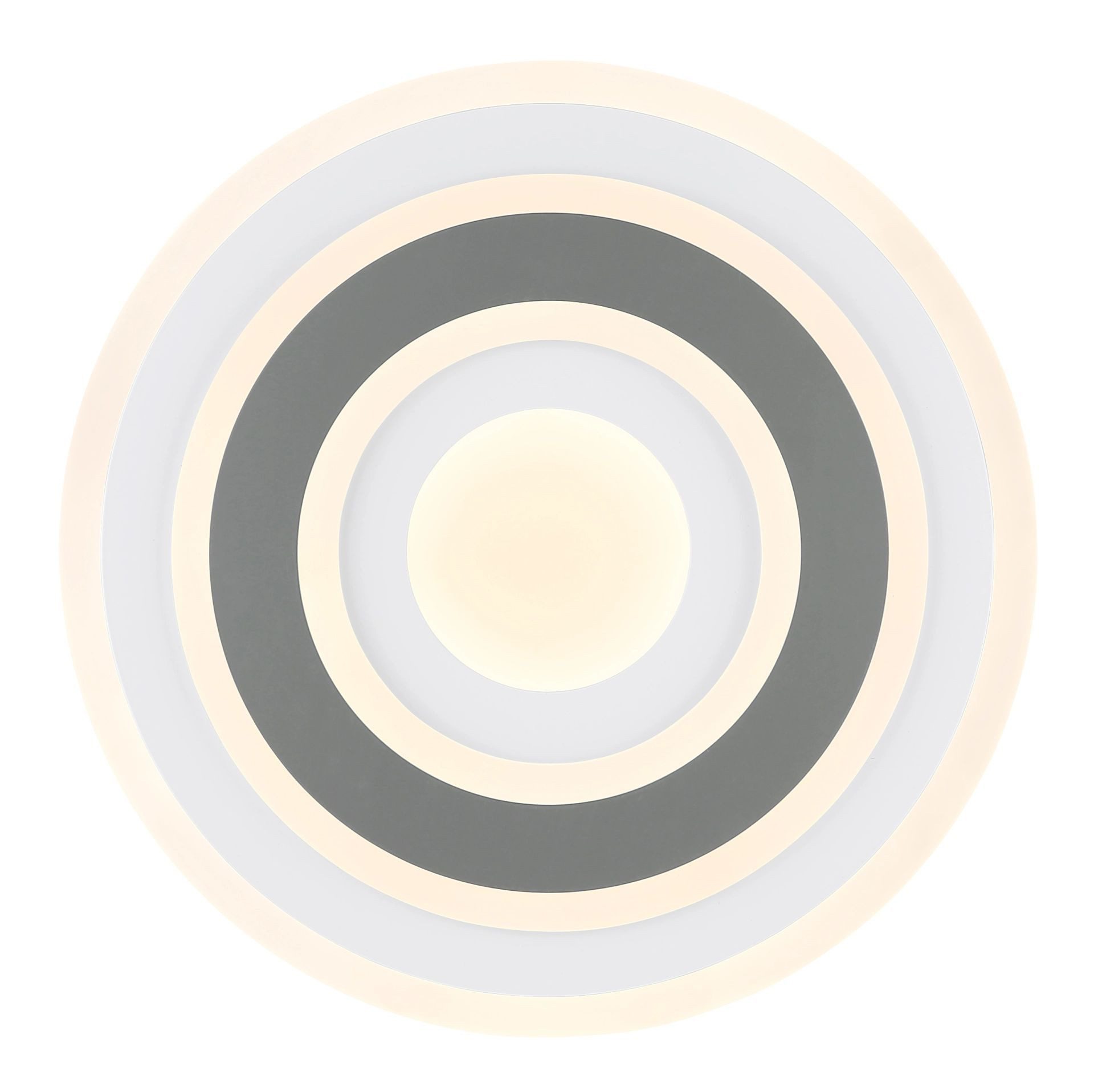 GLOBO LIGHTING LED Deckenleuchte SABATINO, Dimmfunktion, Memoryfunktion, Nachtlichtfunktion, mehrere Helligkeitsstufen, LED fest integriert, warmweiß - kaltweiß, Deckenlampe, modern, Designlampe, Wohnzimmer, Schlafzimmer