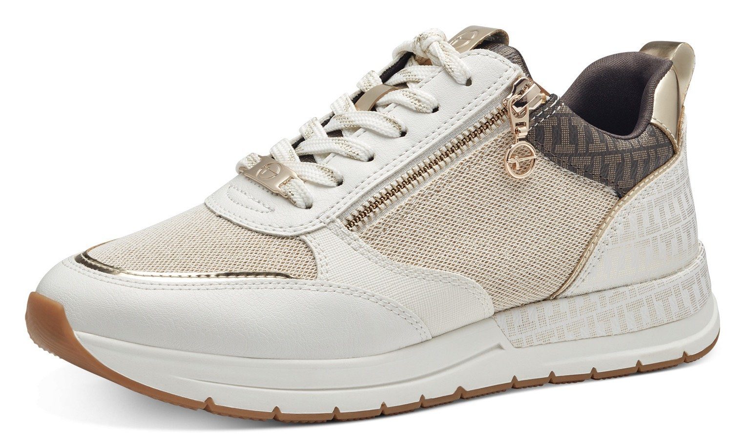Tamaris Keilsneaker, Freizeitschuh, Halbschuh, in schmaler Form, vegane Verarbeitung
