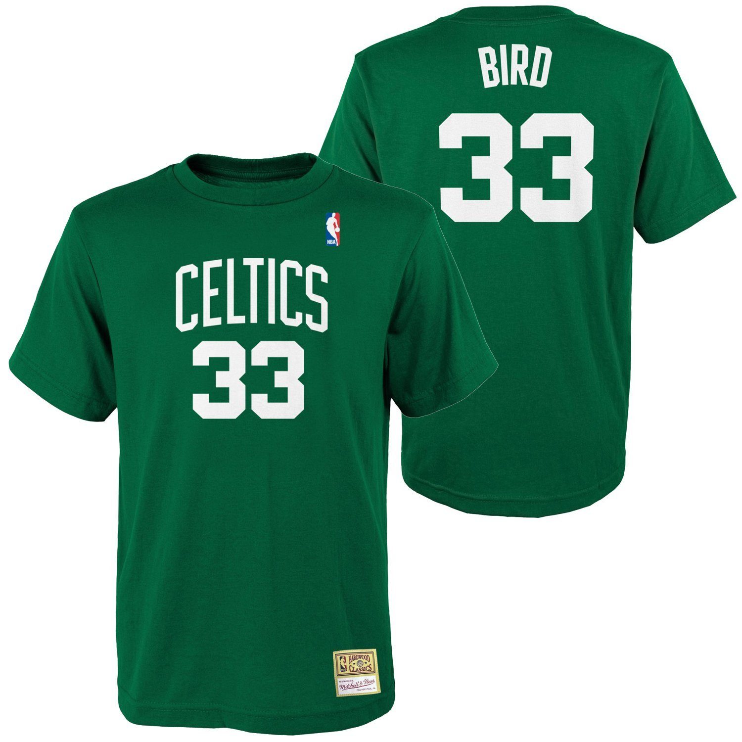 Mitchell Celtics & Boston Print-Shirt Ness Bird Larry