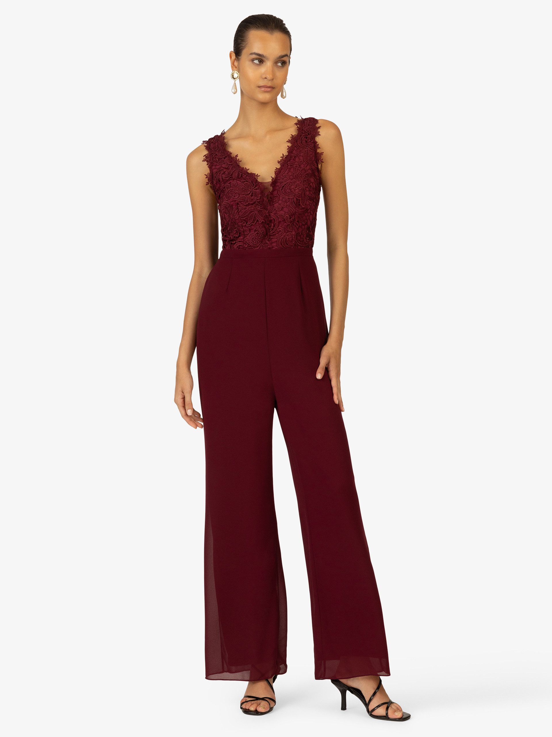Kraimod Jumpsuit mit Spitzenoberteil günstig online kaufen
