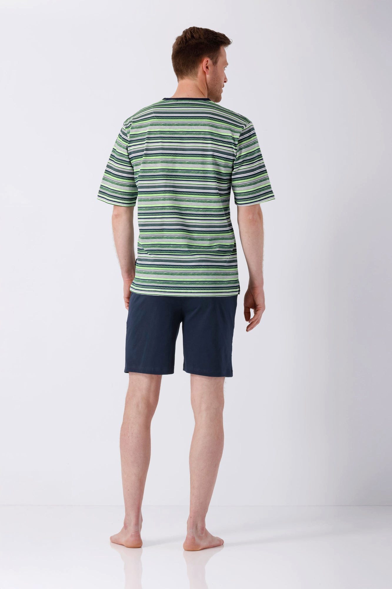 Hajo Schlafanzug Herren Schlafanzug Shorty Premium Cotton günstig online kaufen