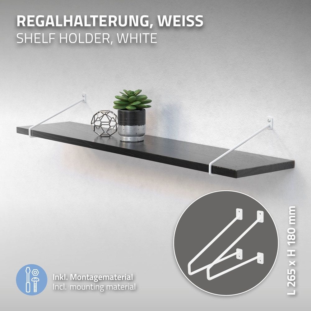 ML-DESIGN Wandregalhalter Regalhalterung Winkel Halterung für günstig online kaufen