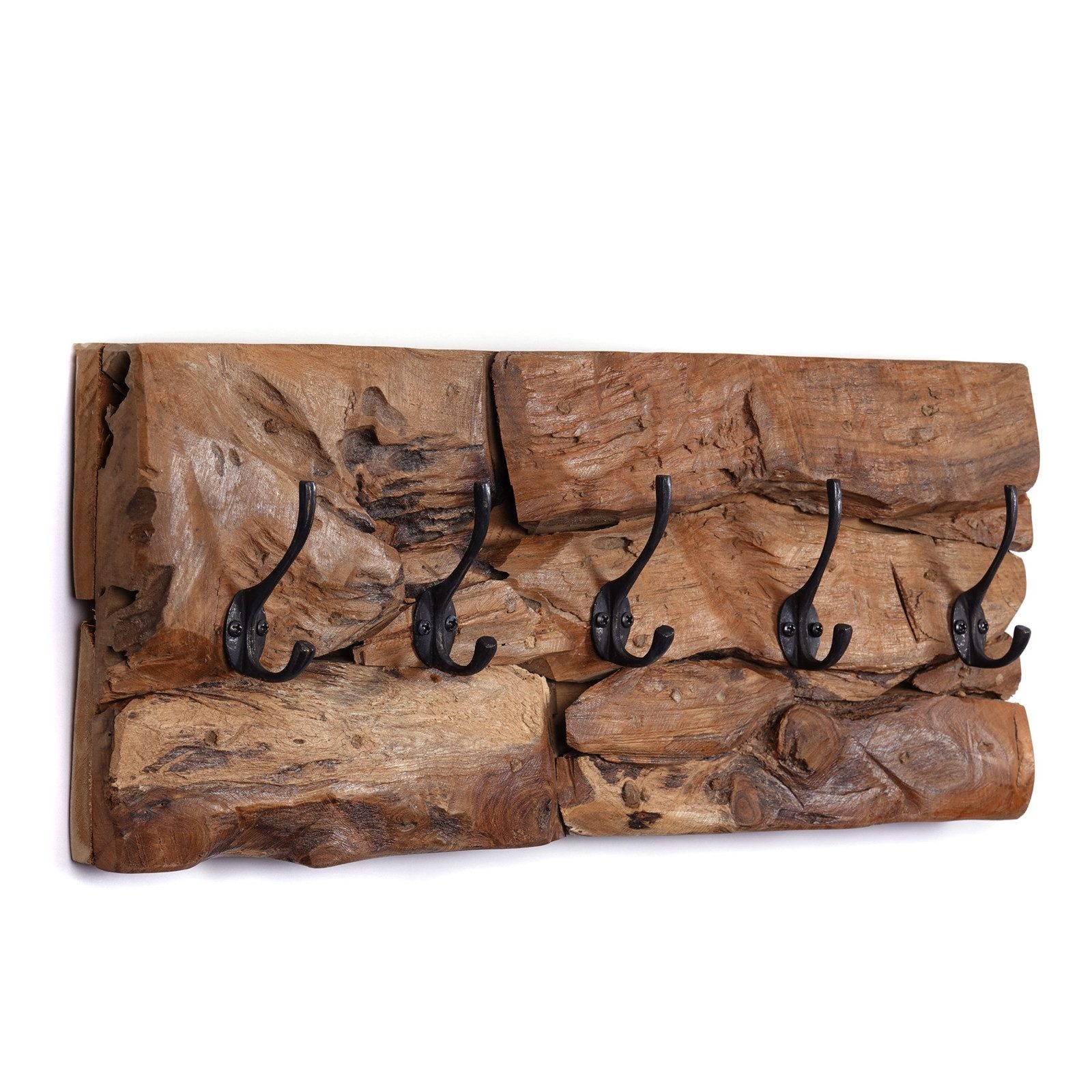 CREEDWOOD Wandgarderobe NATUR WANDGARDEROBE "MARA", 5 Haken, Treibholz, Gar günstig online kaufen