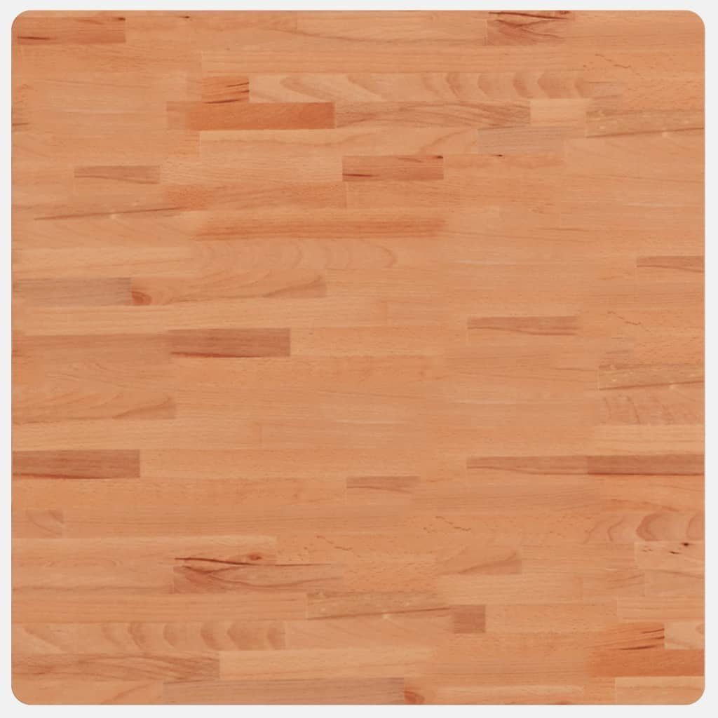 Quadratisch Buche cm Tischplatte Massivholz furnicato 70x70x1,5